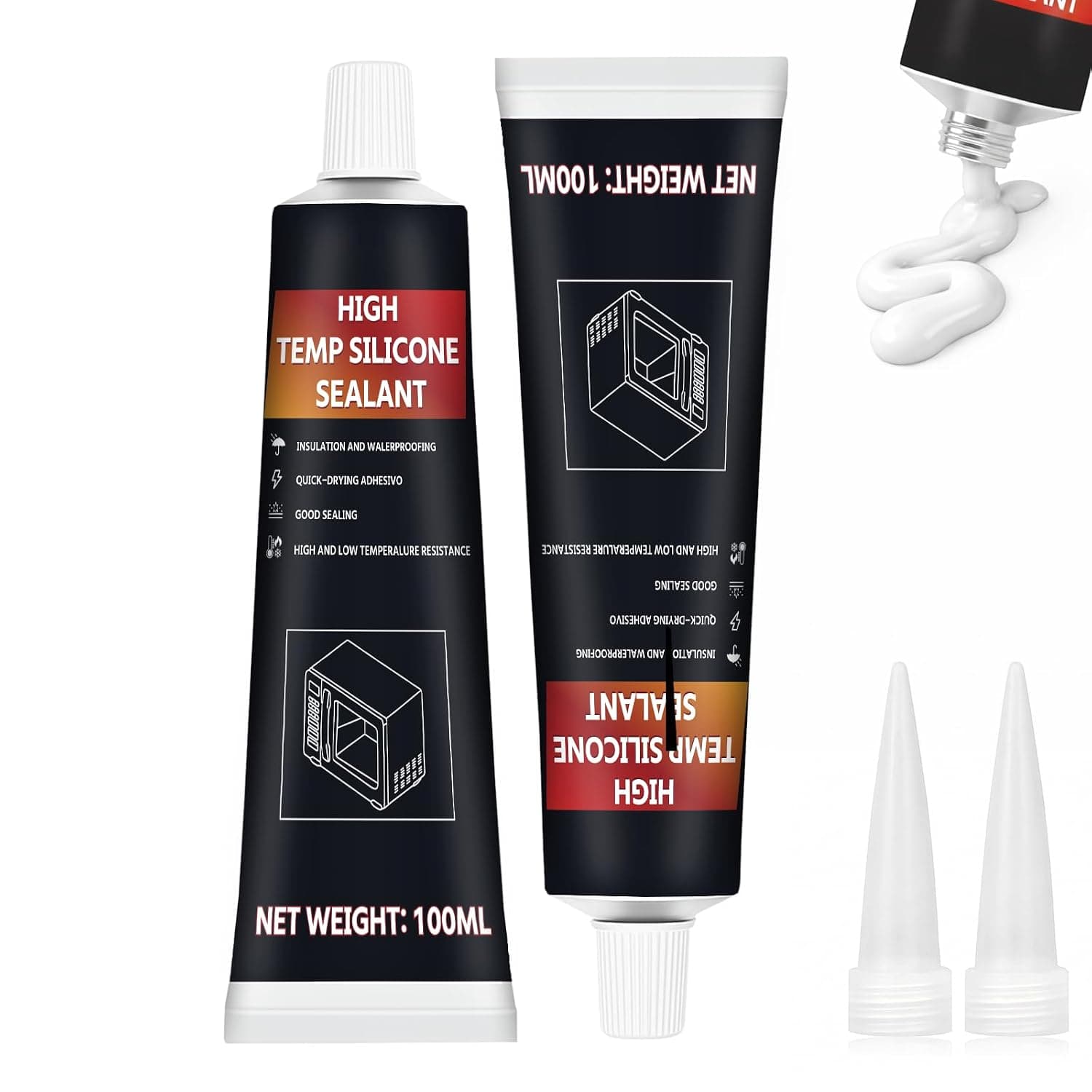 200ml White Oven Heat Resistant Glue, 570°F Heat Resistant