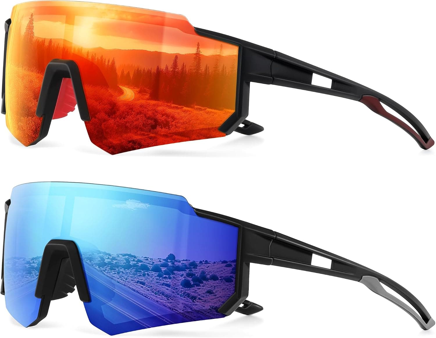 Polarized Sports Sunglasses for Men and Women