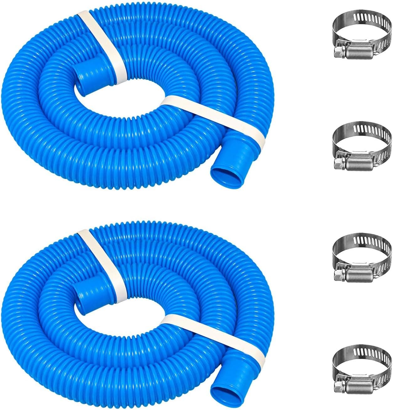 1.25" Replacement Pool Hose for Intex Coleman Above Ground Pools -Pake of 2