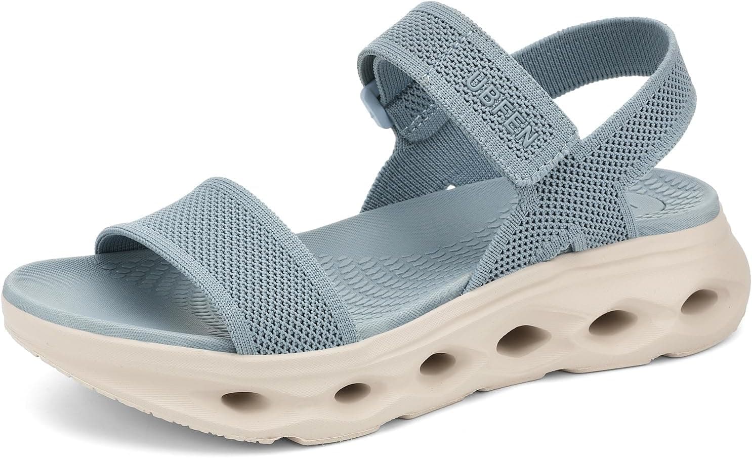UBFEN Womens Comfortable Walking Sandals with Cushioned Sole