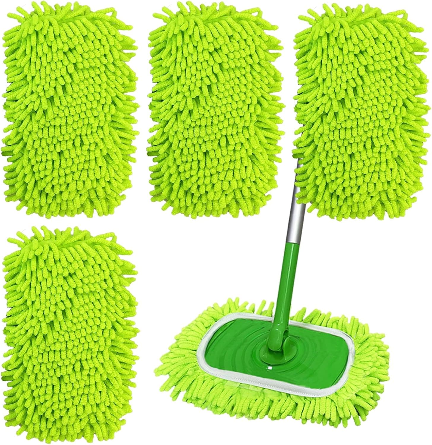 8PCS 10''-12'' Car Wash Brush,Chenille Microfiber Car Wash Mitt Set