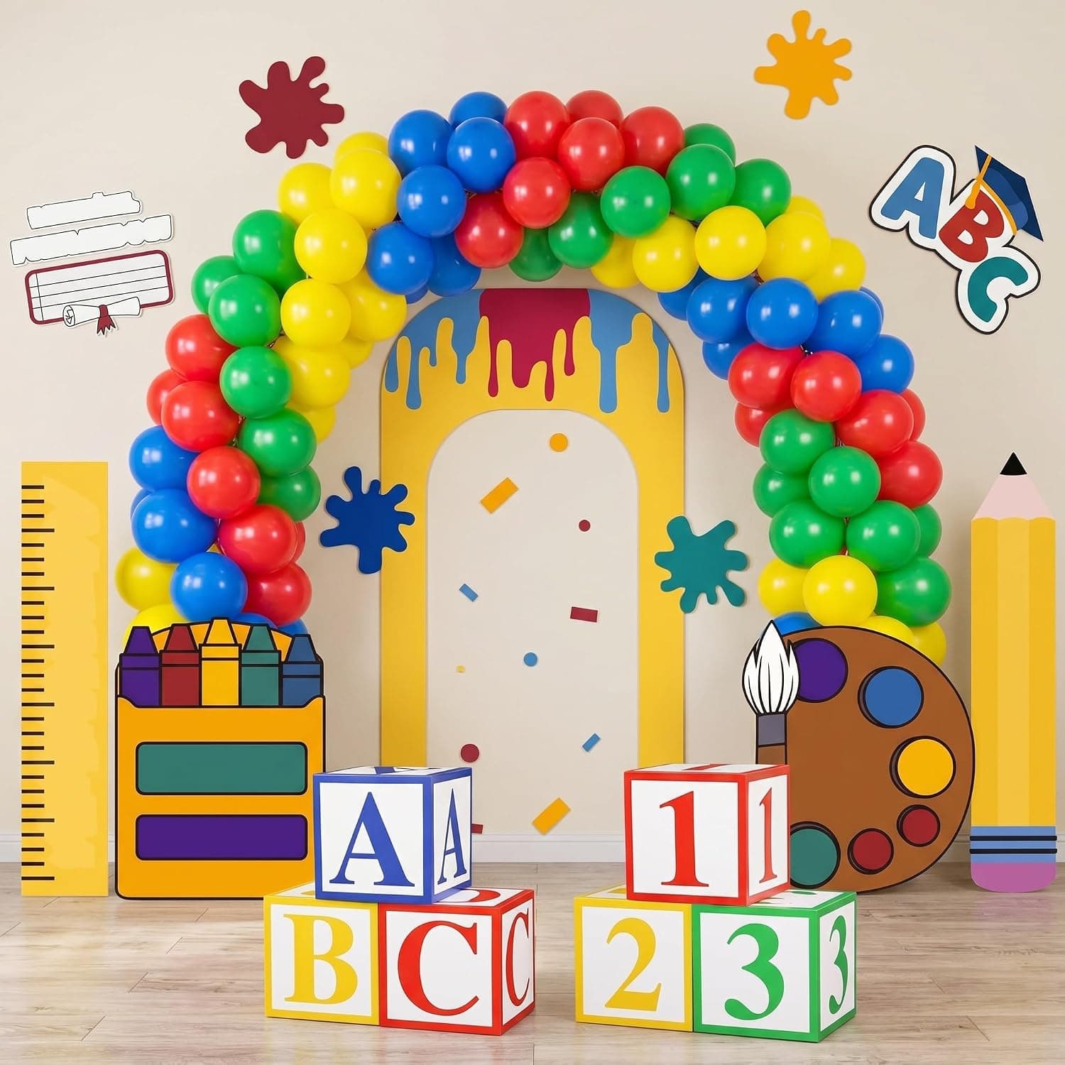 Capoda 109 Pcs Back to School Classroom Decoration Set