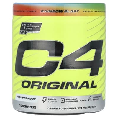 C4 / Cellucor C4® Original, Pre-Workout, Rainbow Blast, 9.2 oz (261 g)