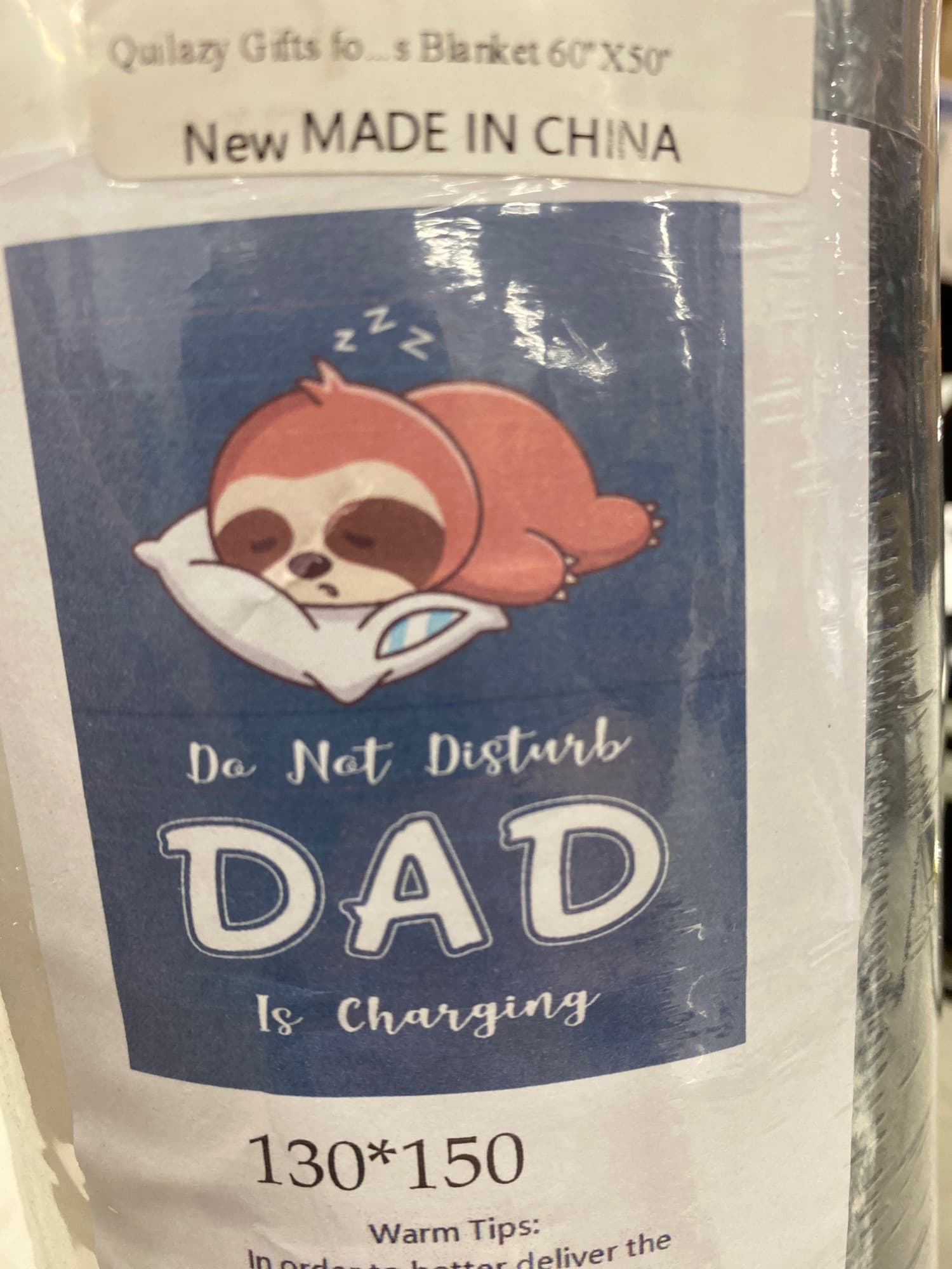 Quilazy Dad Gifts Blanket, Fathers Day/Thanksgiving/Christmas/Birthday Gifts for Dad,
