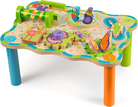 Melissa & Doug First Play Children's Jungle Wooden Activity Table