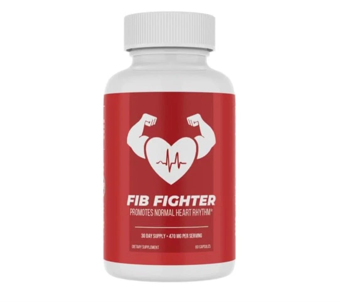 Fib Fighter Heart Rhythm Support Supplement 30 Days (60 Capsules) Exp 01/27 - 2 pack (120 capsules total)
