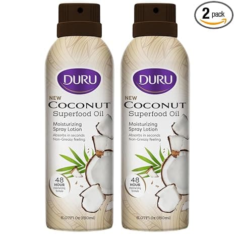 Duru Coconut Moisturizing Spray Lotion Bundle